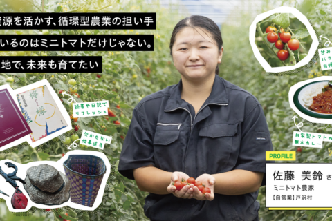 ミニトマト農家：佐藤 美鈴 さん